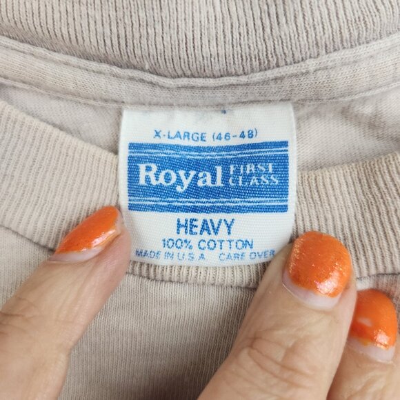 VTG 3D Emblem Harley Davidson Shirt Extra Large 80s Bald Eagle Single Stitch - Picture 3 of 14